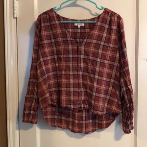 Madewell Tops - Madewell Flannel Blouse Madewell Tops - Madewell Flannel Blouse